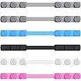 Mask Holder Mask Strap Extender Masks Ear Saver Adjustable Face Mask Extension Hook Protectors Ear Pain Relieved Anti-Tightening Anti-Slip Buckle for Kids Adults Silicone Mask Accessories 6 Pack