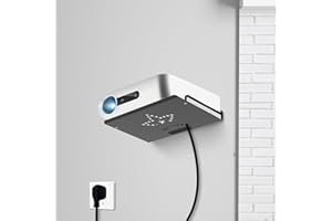 Projector Shelf, 13" X 8.3" Metal Floating Shelf for Projector, Wall Mount Projector Stand, Easy to Install Wifi Router Shelf