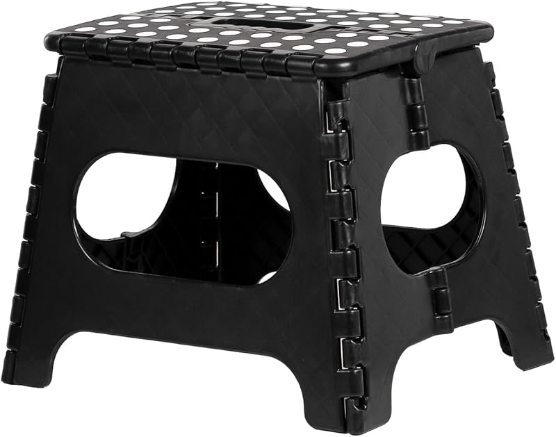 iTrend 11 Inch Folding Step Stool Heavy Duty Lightweight Anti-Skid