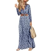 MessBebe Maxi Dress Short Sleeve V Neck High Waist Flowy Wrap Sun Wedding Guest Long Dresses for Women
