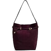 Madewell Women's The Essential Belted Bucket Tote In Suede