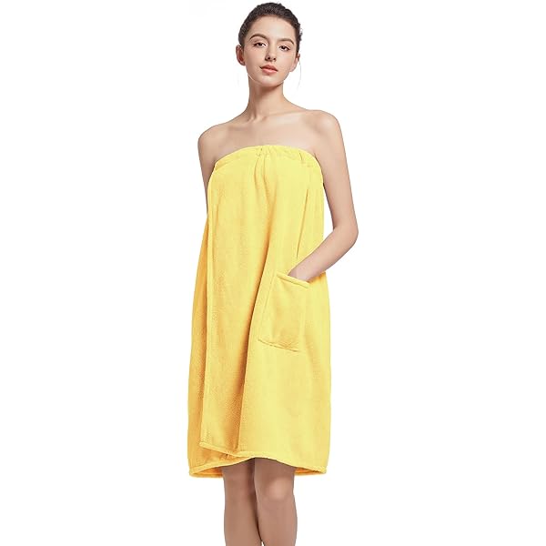 Women's Quick-Dry Waffle Bathrobe Wrap - Lightweight, Adjustable Spa Robe With Pocket