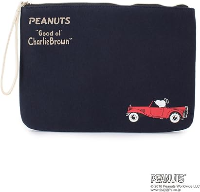 Amazon インデックス Index コンビクラッチバッグ スヌーピー C 00 ネイビー 093 クラッチバッグ