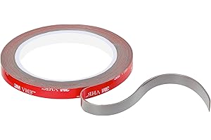 DPM TAPES 3M VHB Universal Double Sided Acrylic Foam Tape Waterproof High Temperature Outdoor Indoor Decoration LED Strip Car Home Office (0.35in x 10ft)