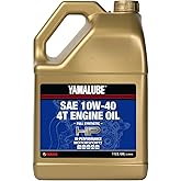 Yamaha Yamalube 10W-40 4T Full Synthetic Hi-Performance Engine Oil- 1 Gallon, #LUB-10W40-FS-04