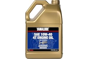 YAMAHA MOTOR Yamaha Yamalube Hi Performance Full Synthetic 4T Engine Oil- 1 Gallon, #LUB-10W40-FS-04