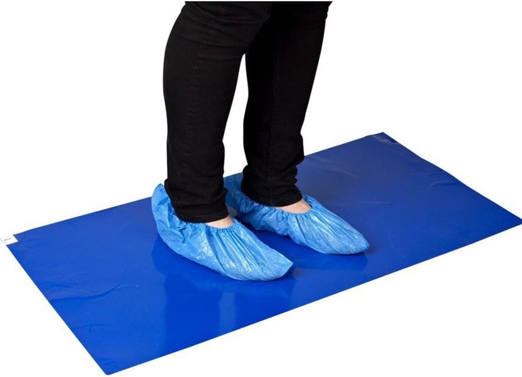 GURGLE Dust Cleaner Laboratory Tacky Sticky Mat Sticky Tac Mats - 30 Sheets of Adhesive Floor & Carpet Protection Floor Protector