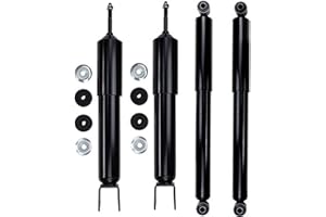 Carock Front Rear Shock Absorbers Struts fit for 4WD Chevy Silverado GMC Sierra 1500 1999 2000 2001 2002 2003 2004 2005 2006/2007 Silverado Sierra 1500 Classic - (NOT for Silverado/Sierra 1500 HD)