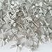 100 Pcs Mini Silver Ribbon Bows Crafts Party Decoration