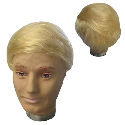 Krause & Sohn Perücke Donald Trump blond Mottoparty Amerika President Kurzhaar Fasching Politiker (Perücke)