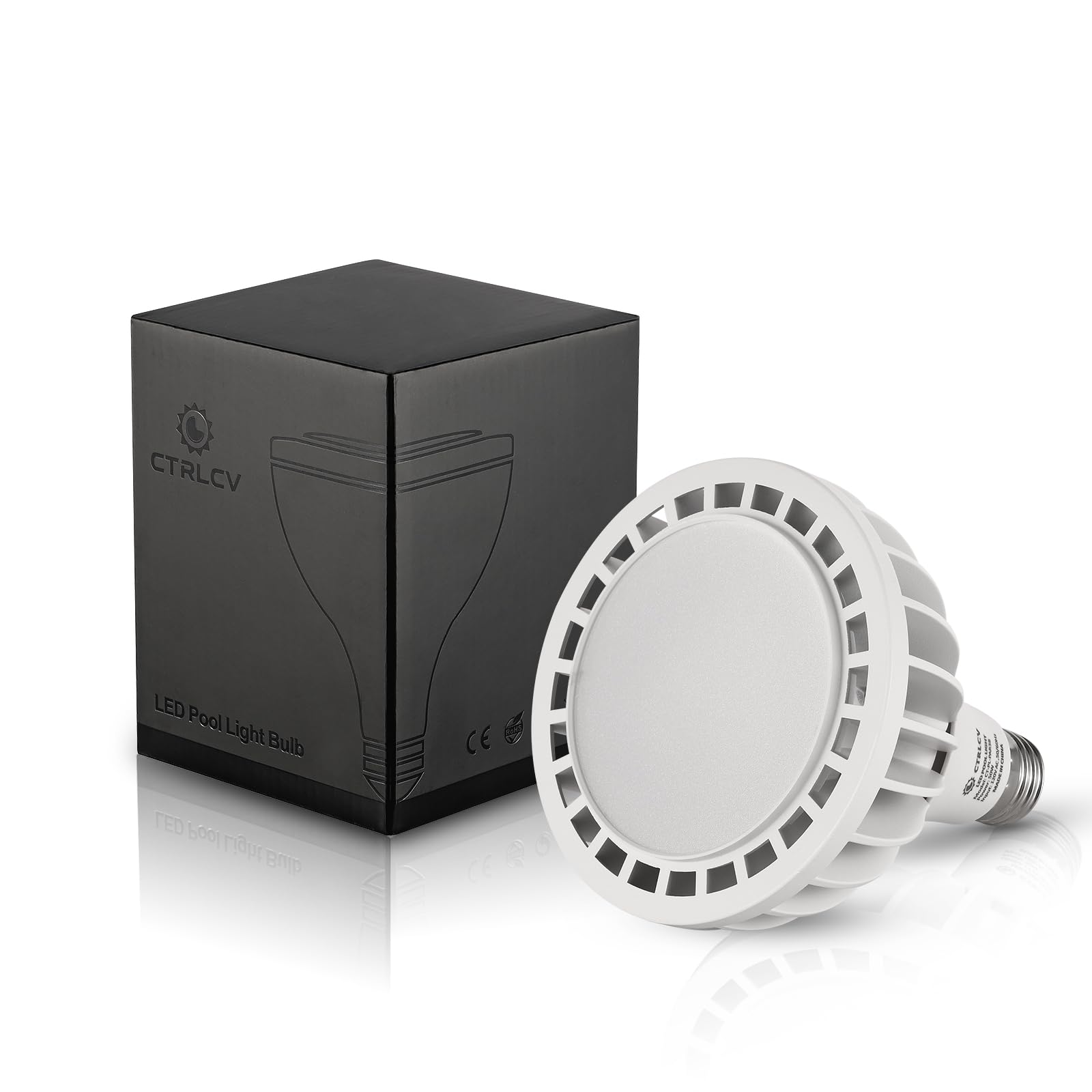 Photo 1 of CtrlCV LED Pool Light Bulb,120V LED Light Bulb,50W 6500K Daylight White Led Pool Lights,E26 Base Floodlights for Patio, Lawn,Garden,Pentair Hayward Pool Lighting