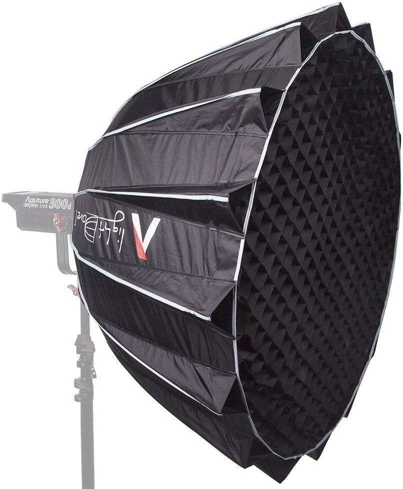 Aputure Light Dome II Softbox Diffuser Honeycomb Grid Bowens Mount Round-Shaped hexadecagon for Aputure LS C120 120d ii 300d 300d ii Bowens Mount Light