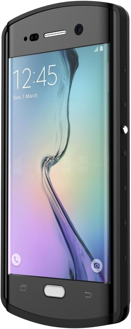 S6 Edge Plus Waterproof Case, iThrough 6.6ft Galaxy S6 Edge Plus Underwater Stand Case, Dust Proof, Shock Proof Case, Heavy Duty Protective Cover for Samsung Galaxy S6 Plus Edge, 5.7 Inches (Black)