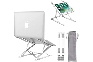 Laptop Stand for Desk，Stable Ergonomic Aluminum Computer Riser Cooling Stand for Mac MacBook Pro/MacBook Pro Air,HP, Dell, Mo