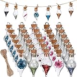 30 Pieces Mini Glass Bottles Potion Bottles Small