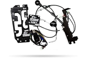 SGROI INNOVATIONS, LLC Sure 4 4WD Manual Lever Actuator kit for Kawasaki 2012-2024 Teryx 800, Any Teryx Model with 2WD/4WD/Diff Lock knob on The Dash, Replacement for Part Numbers 16172-0038 and 16172-0036.