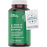 A dose of Digestive Balance-Gut Health Supplement-USDA-Kombucha, 7 Probiotic Strains and Prebiotics for Microbiome-Digestive Enzymes for Digestion-Bloating Relief for Women and Men