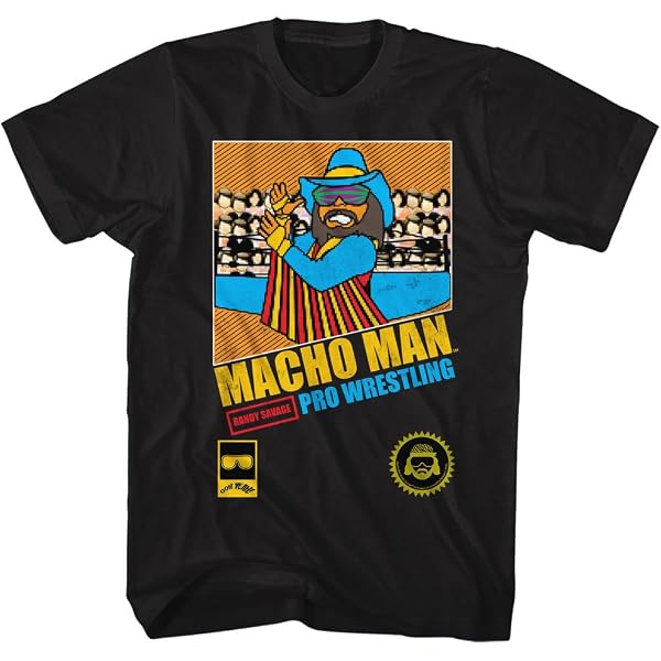 Macho Man 'More Macho' Men's T-Shirt - Officially Licensed, X-Large, White Casual Tee - View #8
