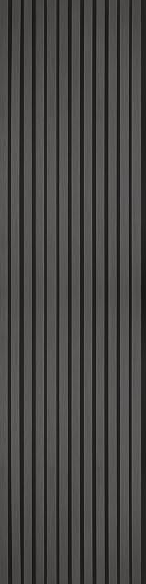 Fuse Acoustic Charcoal Oak Wooden Wall Panel 2400x600 mm MDF Slats 35x12mm