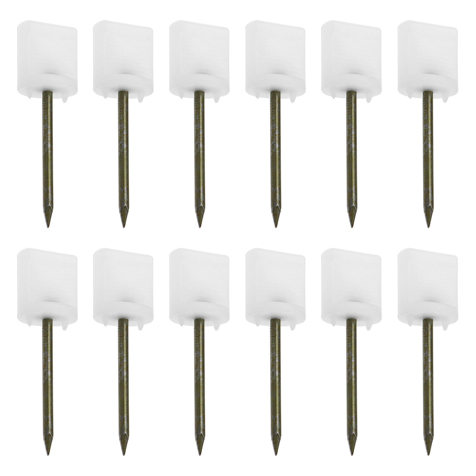 LT Easiyl 20pcs Metal Target Pins Bow Arrow Target Pin Archery Target Nail 6.7cm Metal Target Nail Archery Accessories for Archery Competitions Practice