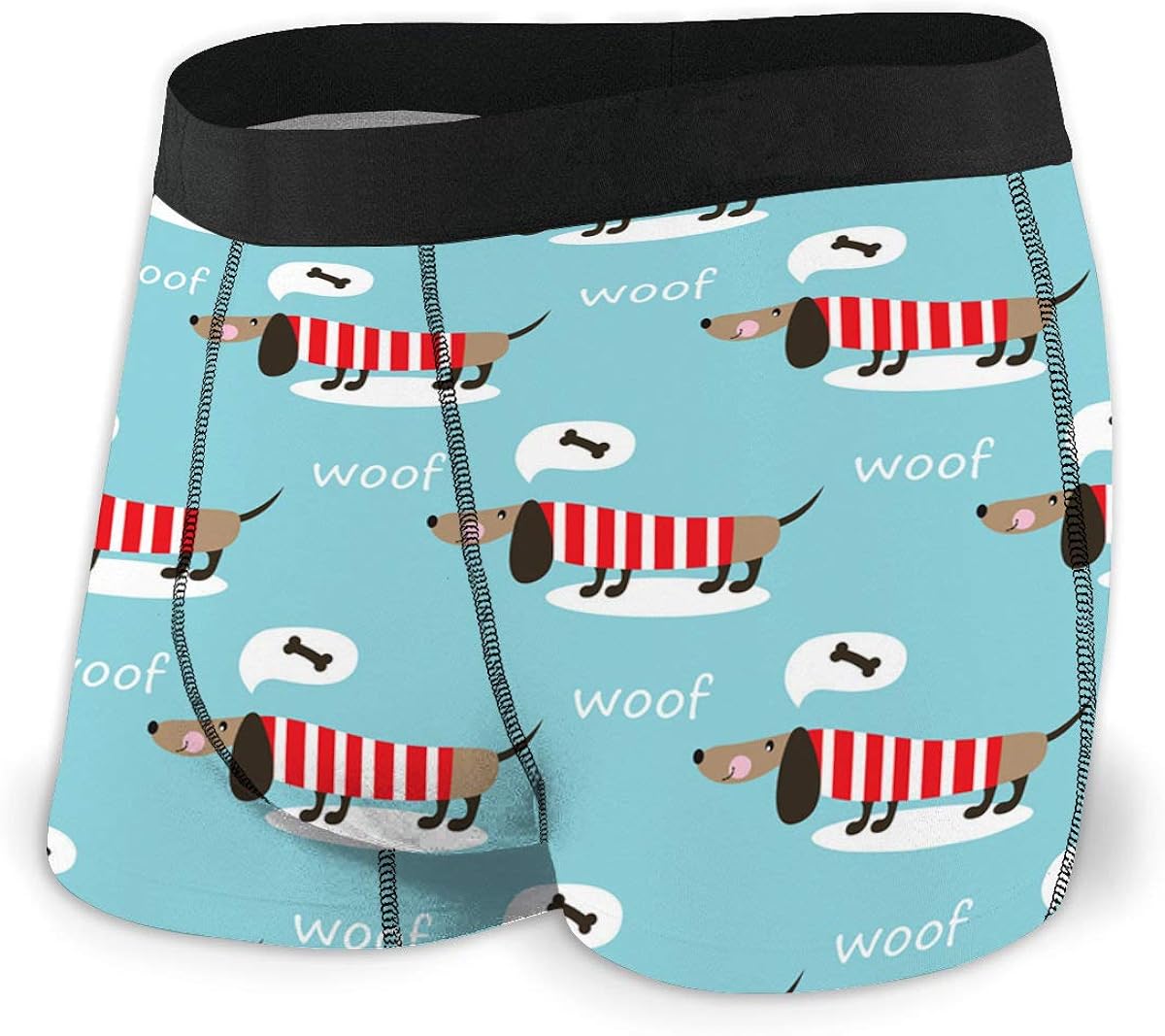 txregxy Mens Ultra Soft Modal Underwear Boxer Brief Cute Dachshund Dogs