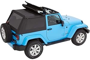 Bestop 56852-35 Black Diamond Trektop for 2007-2018 Jeep Wrangler JK 2-Door