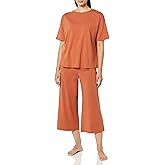 Amazon Essentials Women's Knit Jersey Capri Pajama Set