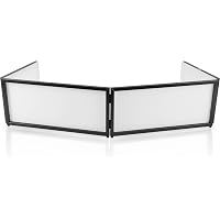 Écran De Façade Portable 4 Sections Pour DJ Ou événements - Pliable, Noir Et Blanc, Marque SENDERPICK