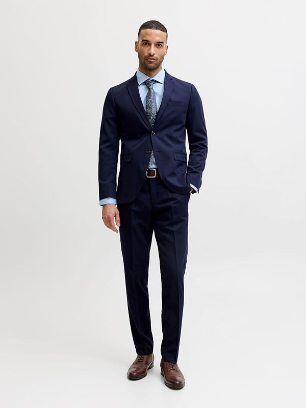 Herren JPRFRANCO Blazer NOOS Anzugjacke 12199891,Medieval Blue,48