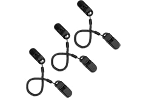 WQAPVHBG 3Pcs Baseball Hat Clips for Wind, 6.89in PVC Outdoor Hat Clip, Retractable Caps Clip for Fishing, Kayaking, Boating,