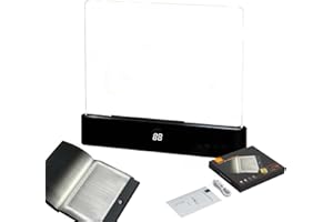 Book Light, Rechargeable Clear LED Flat Book Lights for Reading with 3 Colors & Timer, Dimmable Panel Plate Lamp Book Full Pa