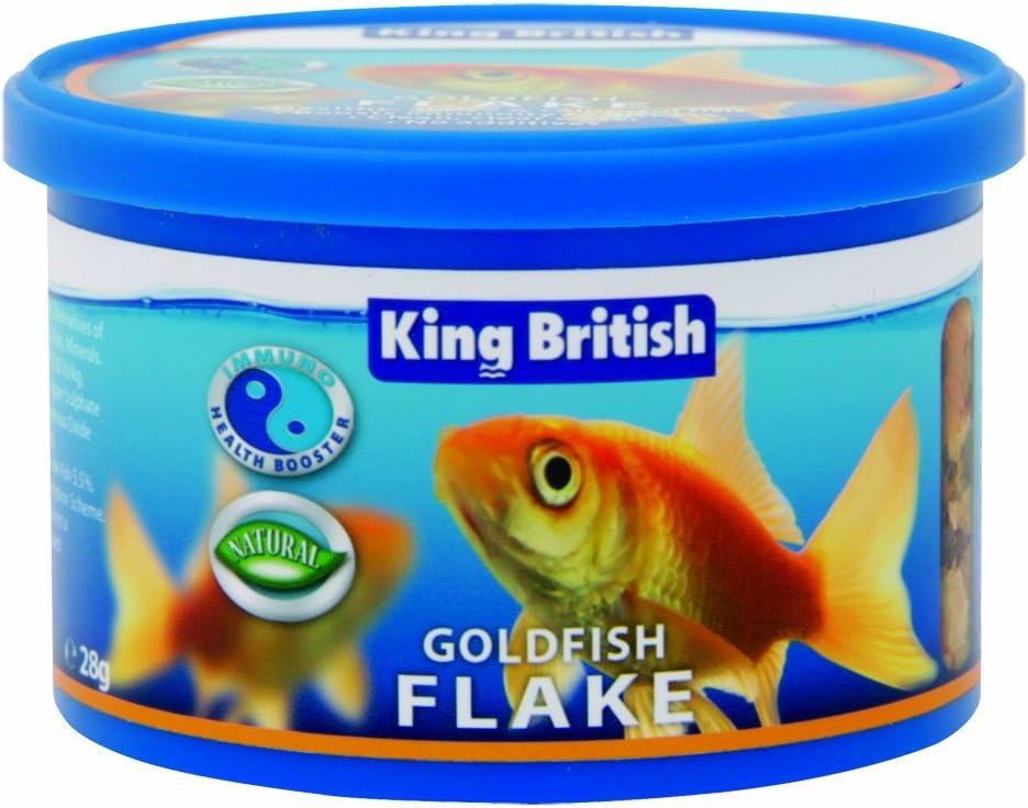King British Goldfish Flake Food 28 g (Pack of 6)