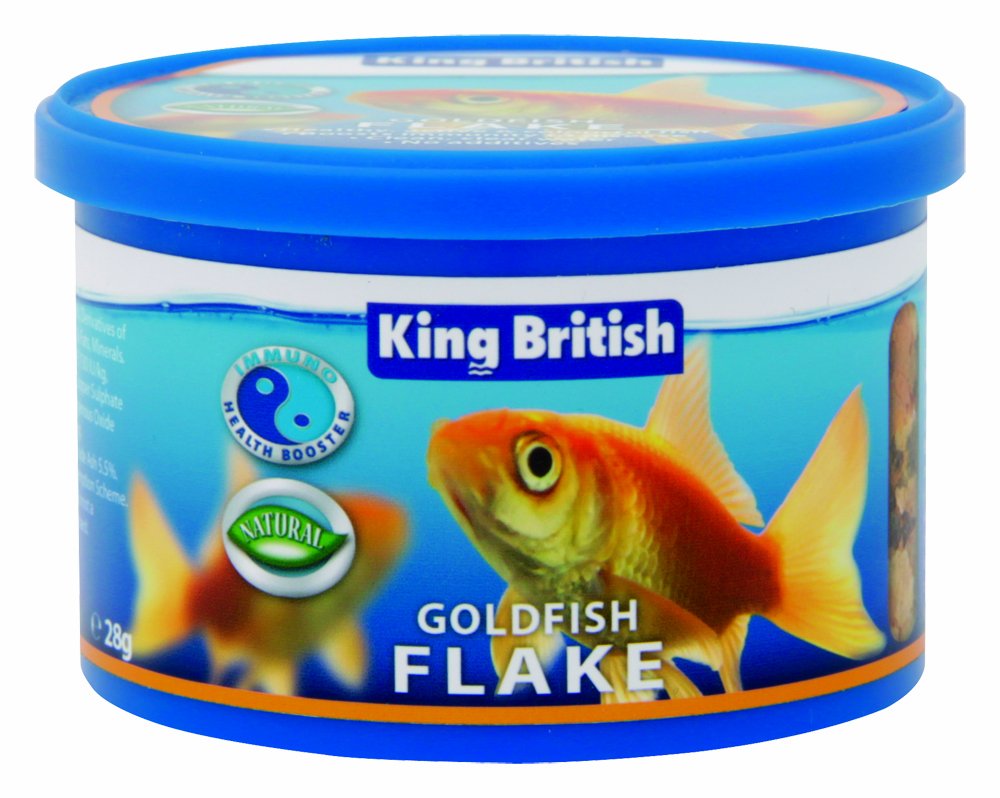 King British Goldfish Flake Food 28 g (Pack of 6)