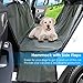 URPOWER 6-in-1 Dog Car Seat Cover for Back Seat, Waterproof Dog Car Hammock with Mesh Window, Non-Slip Pet Backseat Protector for Cars, Trucks and SUVs
