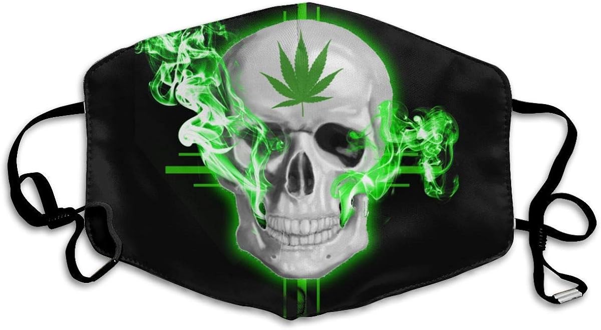 Bandana Face Mask Anti Dusk Adult Mask Comfortable Adjustable Marijuana