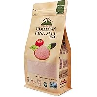 Himalayan Chef Pink Himalayan Salt, Fine Grain - 1 lbs (1 Pound Bag)