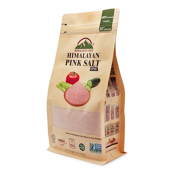 HIMALAYAN CHEF PINK HIMALAYAN SALT FINE GRAIN, 1...