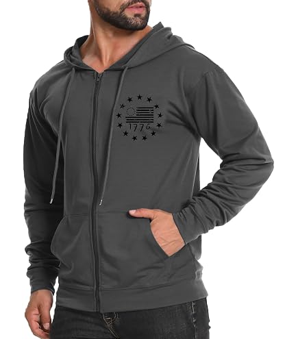 Amazon.com: Black American Flag - Patriotic Freedom Dark Zip