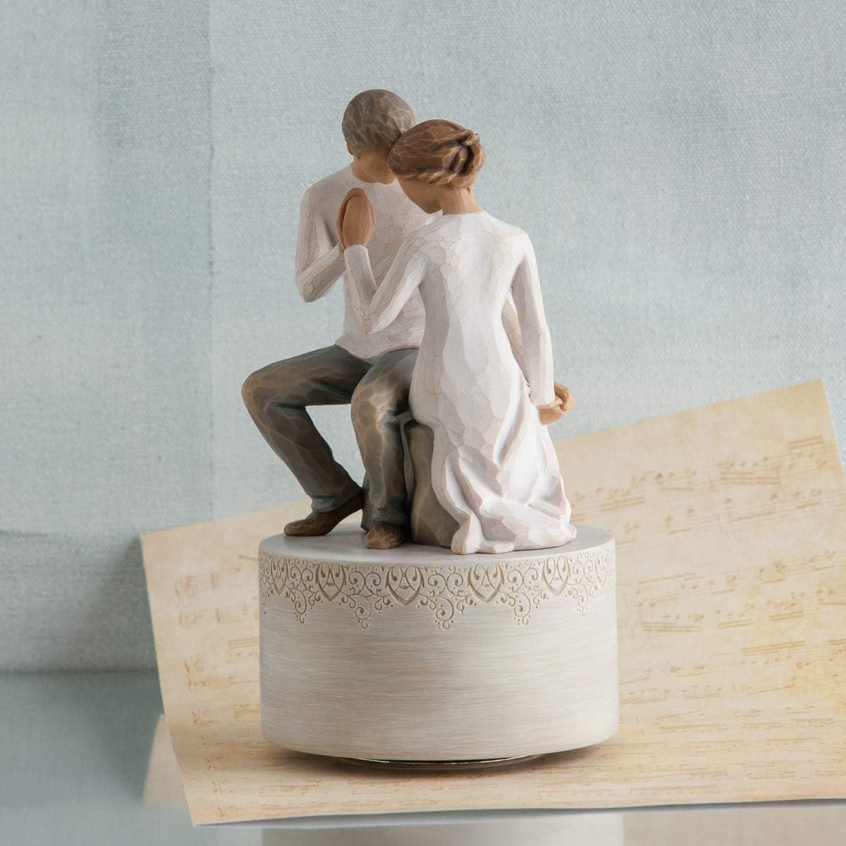 Willow Tree Cake Topper Modern 15x15x17.7 cm beige - Image 5