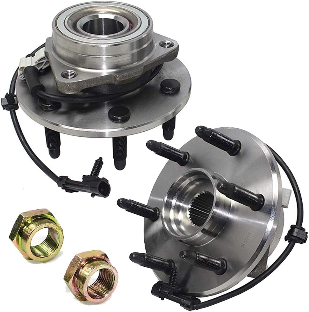Detroit Axle 4WD Front Wheel Bearing and Hub Assembly w