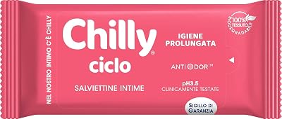 Toallitas Ciclo, toallitas para la higiene íntima, tejido 100% biodegradable, óptimas fuera de casa, PH 3,5, clínicamente probado, paquete de 12 toallitas