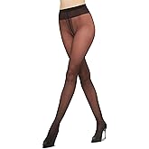 Wolford Individual 20 Denier Sheer Tights Pantyhose for Women Hosiery with Reinforced Toe Soft Waistband High Elasticity Fit