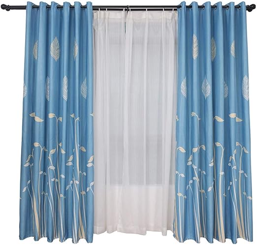 Amazon Com 98x39 Inch Lxw Elegant Blackout Window Curtains