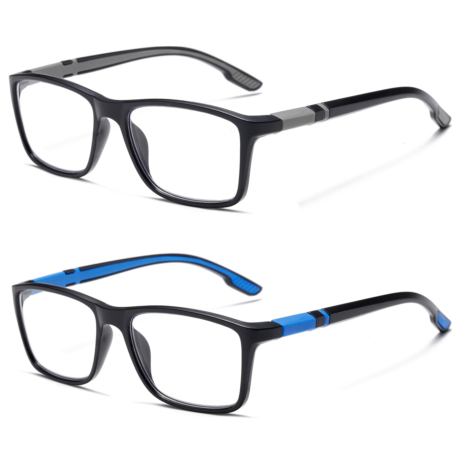Photo 1 of Viseng Reading Glasses Blue Light Blocking for Women Men Anti Glare Filter Lightweight Eyeglasses (2-Pack 1.0