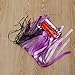 CynKen 50x58cm 3D Silk Ribbon Purple Flower Cross Stitch Kit Embroidery DIY Handwork Home Decoration