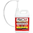 Flat Out Tire Sealant Sportsman Formula - Prevent Flat Tires - Seal Leaks - Sportsman Formula with Valve Core Tool - Contains Kevlar - Tubeless Tire Sealant - Fast-Acting Formula - 1 Gallon