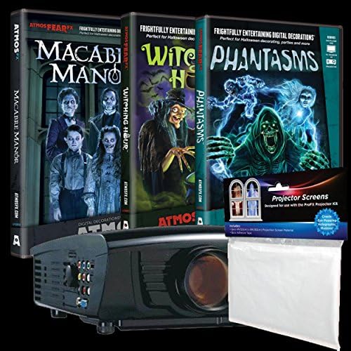 BACK FROM THE GRAVE Digital Galaxy & AtmosFEARfx's Macabre Manor - Witching Hour - Phantasms DVDs Halloween Bundle Haunted House Video Projections