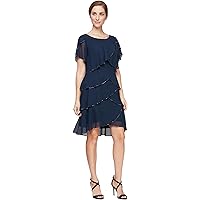 Guess Women's Dresses Contemporary, Navy,2 at Amazon Women's Clothing store
