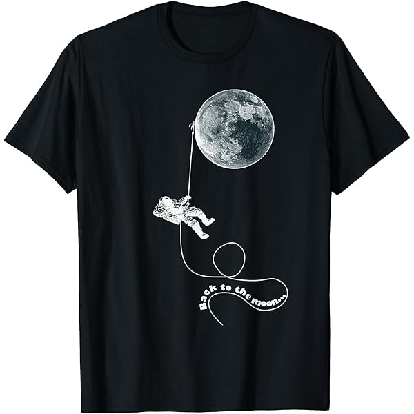 Amazon.com: Front and Back of the Moon T-Shirt : Clothing, Shoes