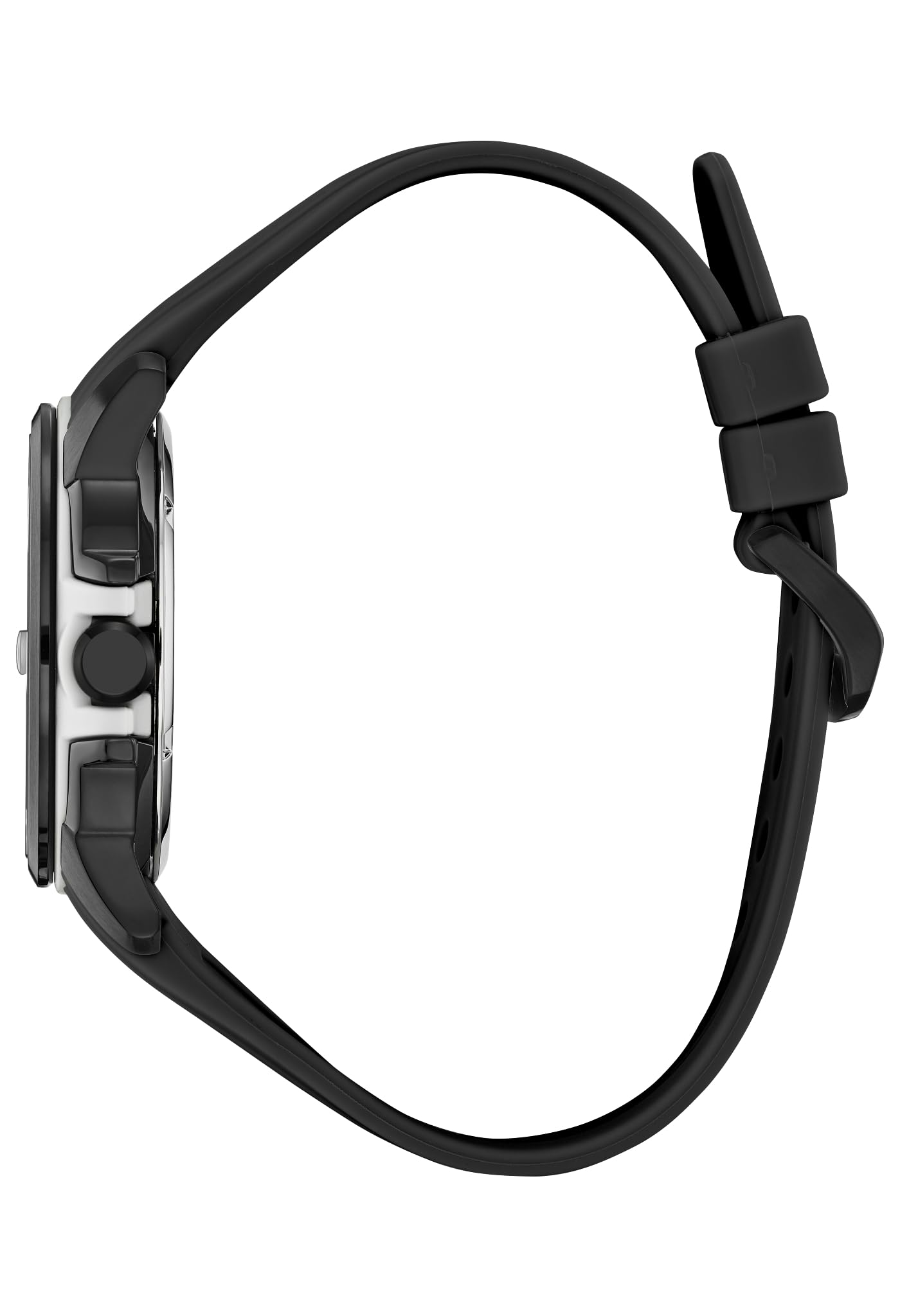 Citizen Men's Eco-Drive Star Wars Imperial Storm Trooper Black Ion Plated Stainless Steel Case Watch, Perforated Black Silicone Strap, Black Dial, 3 Hand (Model: AW1659-00W)